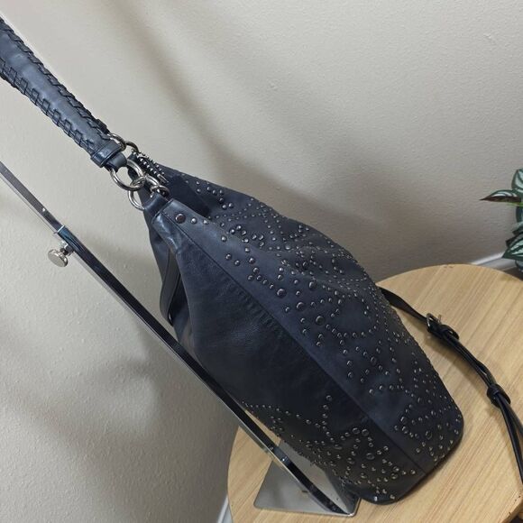Coach Celeste Convertible Studded Leather Hobo - Picture 6 of 16